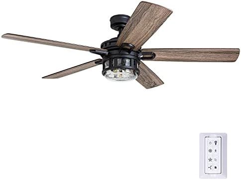 Honeywell Ceiling Fans 50690-01 Bonterra, 52 inches, Matte Black | Amazon (US)