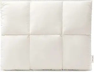 Comfyable Puffy Laptop Sleeve 15 Inch 16 Inch, Quilted Puffer Laptop Carrying Case for Women, Pil... | Amazon (US)