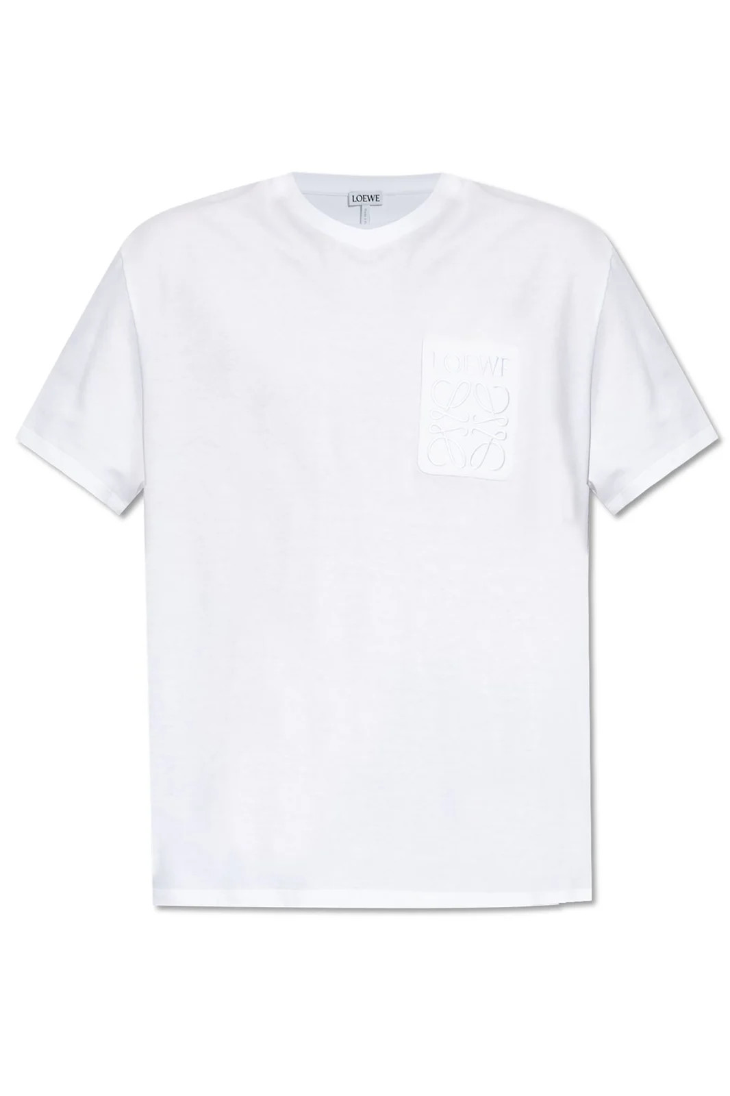 Loewe Logo Embroidered Crewneck T-Shirt | Cettire Global