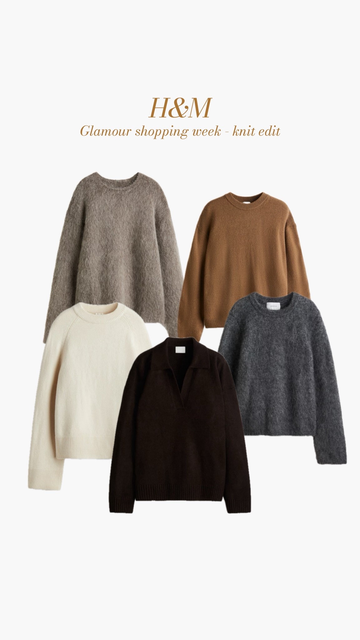 H&M glamour shopping week knit finds 

#LTKeurope #LTKFashionMonth #LTKdeutschland