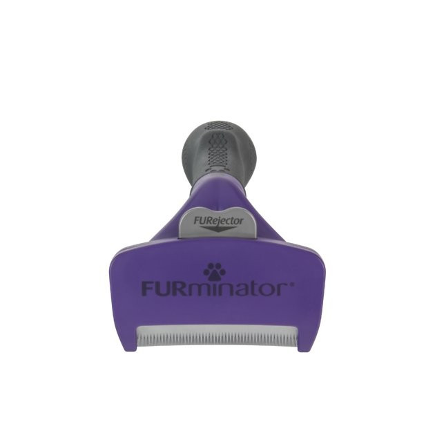FURMINATOR Long Hair Cat Deshedding Tool, Purple, Medium - Chewy.com | Chewy.com