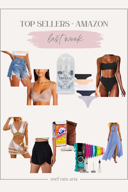 Your top sellers from Amazon last week!! Each week I round up all of your favorites from the previous week and share them! Thank you for shopping with me!! Have an amazing rest of day and send me a message if you ever need help shopping for something! @reefrainaria on IG and @reefrainaria.shop on TikTok 

#LTKswim #LTKFind #LTKunder50