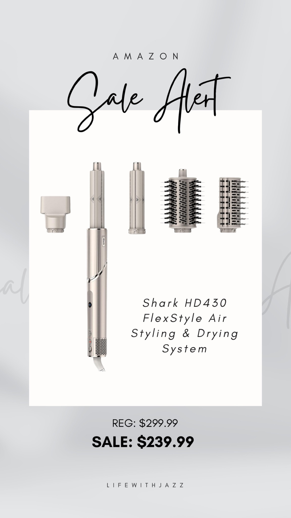 The shark hd430 flex style air styling & drying system is on sale for 20% off at Amazon! 

Hair tools / hair style / beauty / sale alert / Amazon find 

#LTKsalealert #LTKbeauty