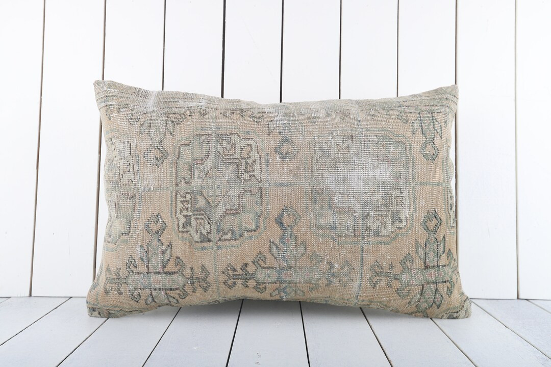 16x24 Decorative Kilim Pillow, Handmade Kilim Pillow, Vintage Kilim Pillow, Kilim Pillow Cover, T... | Etsy (US)