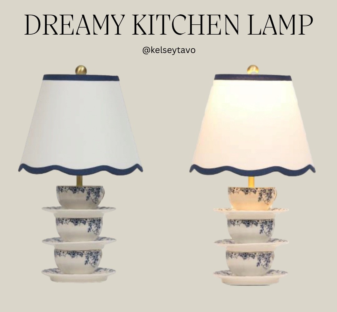 Teacup lamp of my dreams! 
Kitchen lamp 
Vintage kitchen 

#LTKHome #LTKSeasonal #LTKSaleAlert