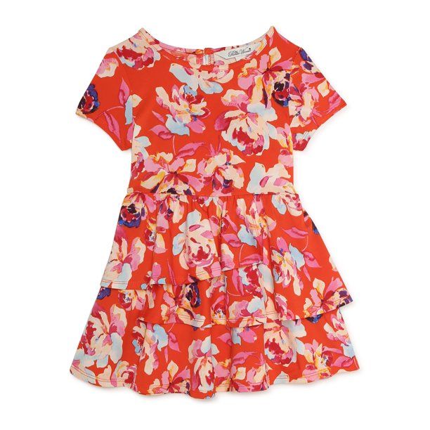The Pioneer Woman Mommy & Me Toddler Girls’ Ruffle Knit Dress, Sizes 2T-6X - Walmart.com | Walmart (US)
