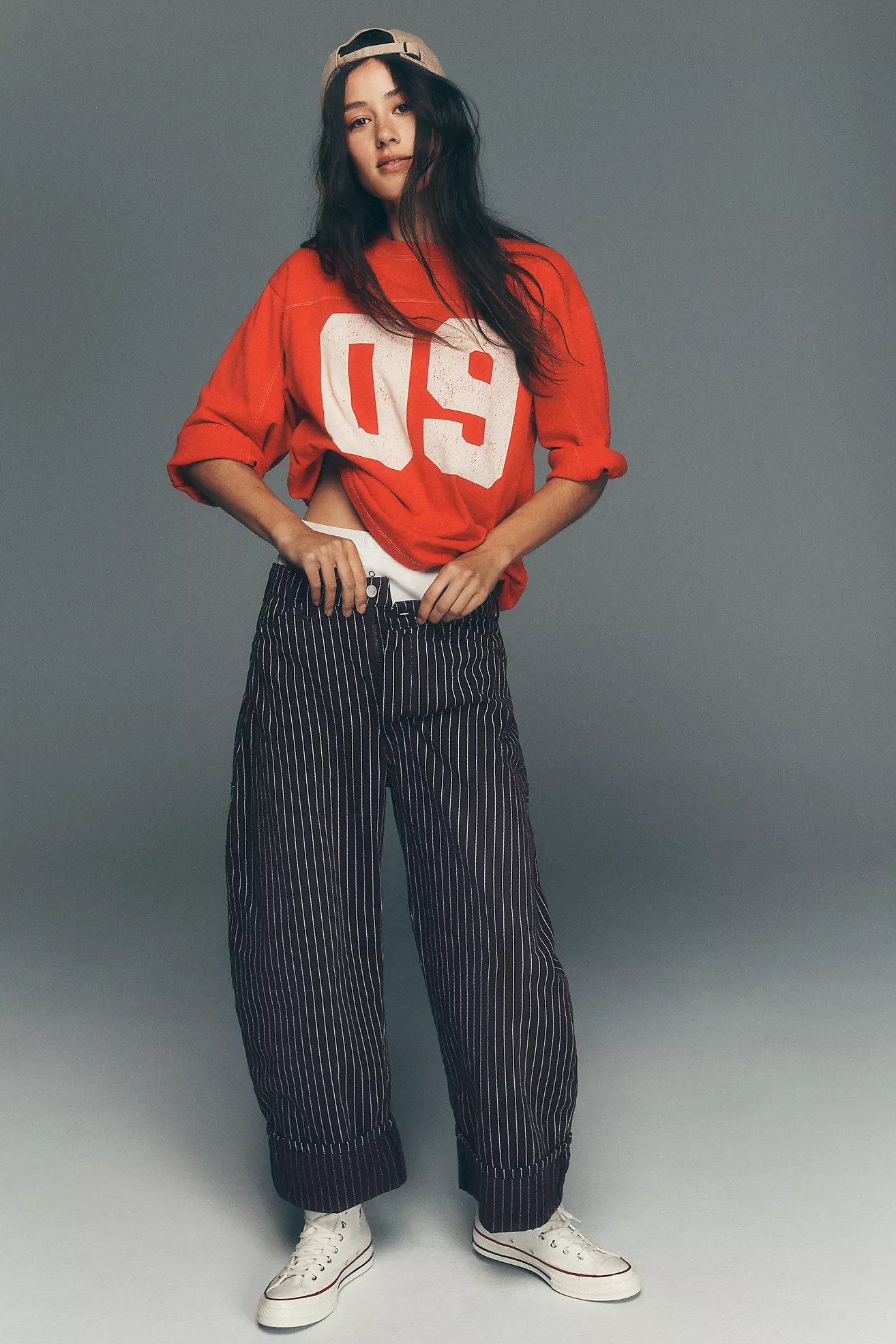 The Kayden Barrel Carpenter Jeans by Pilcro | Anthropologie (US)