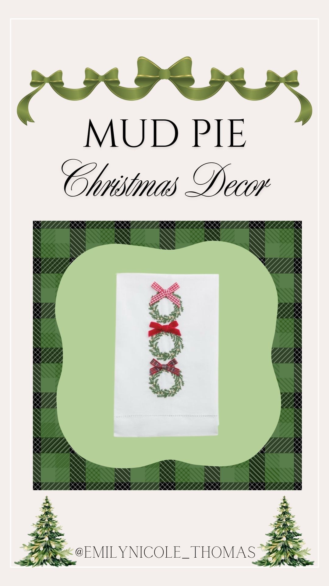Christmas Kitchen Towel❣️

Mud Pie, Christmas towel, kitchen towel, wreath towel, Christmas decor, Christmas kitchen accessories, holiday decor, hostess gift, gifts for her, gifts for mom, gifts for mother in law, gifts for grandma, & Christmas gifts 

#LTKHoliday #LTKGiftGuide #LTKHome