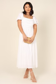 Cassady Dress - White | Petal & Pup (US)