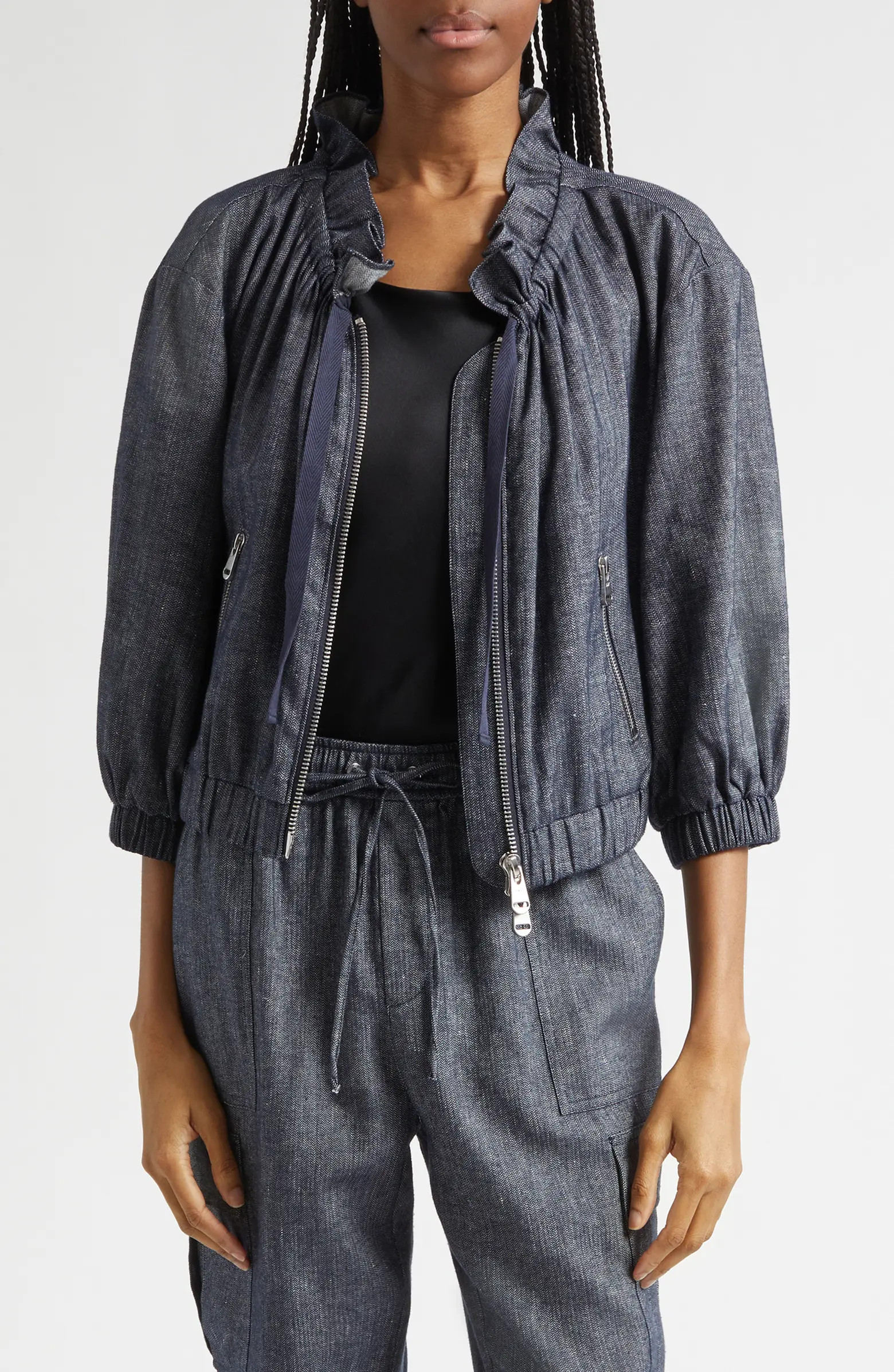 Cinq à Sept Kaylie Linen & Cotton Jacket | Nordstrom | Nordstrom