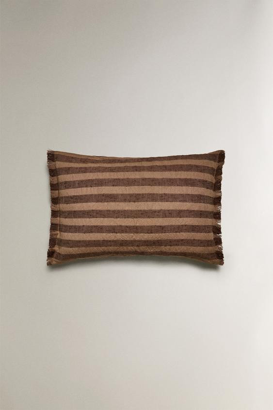 STRIPED THROW PILLOW COVER | Zara US