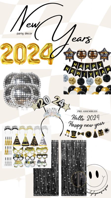 Party decor and noise makers for New Years! 

Can’t believe 2024 is just a few days away! ✨

#LTKHoliday #LTKSeasonal #LTKparties