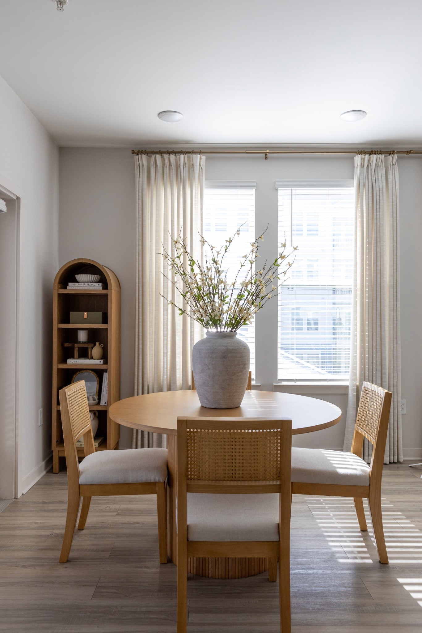 our cozy dining room — warm wood tones, soft neutrals, and pieces we use every day 🤍 all linked! 

#LTKHome