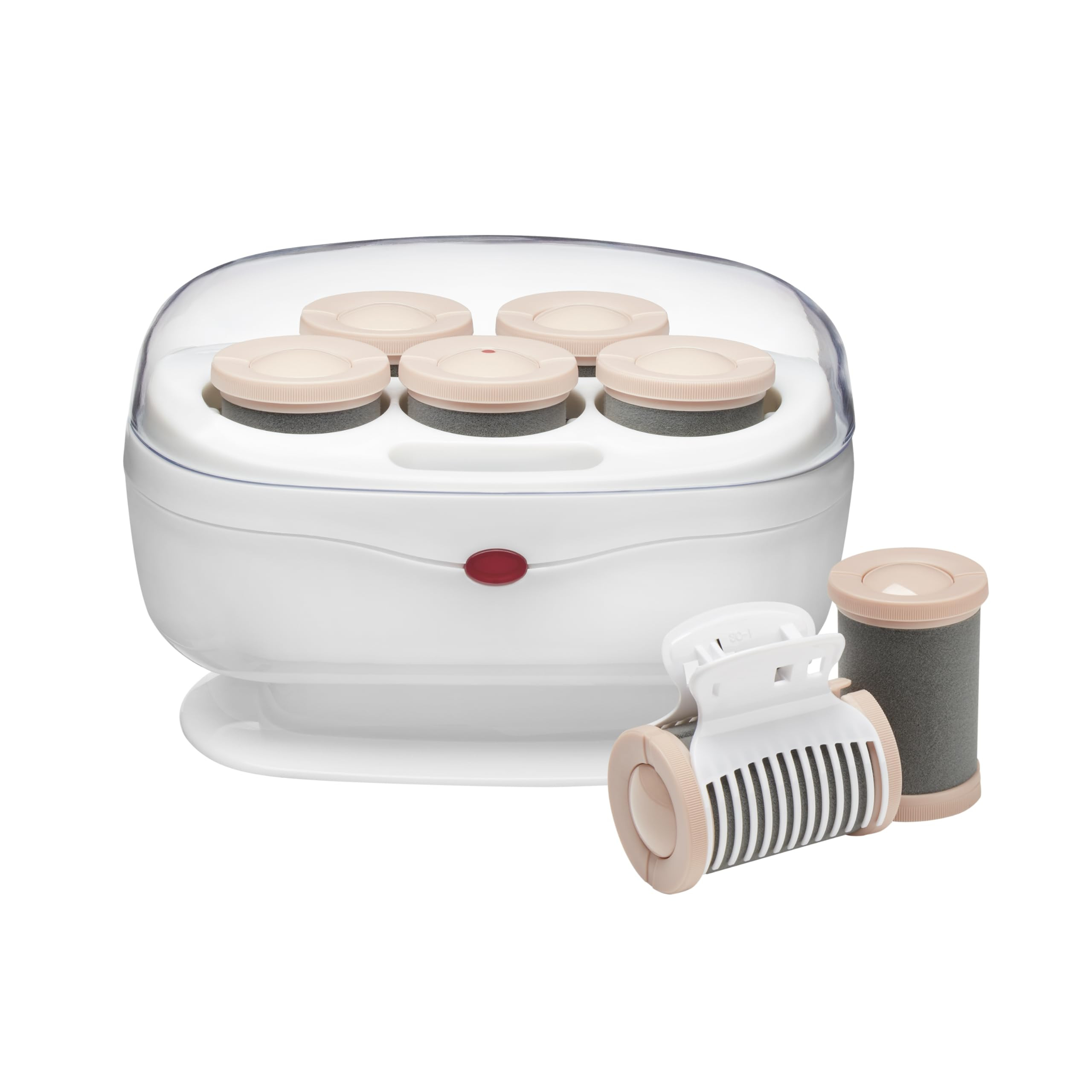 Conair Double Ceramic Hot Rollers for Long, Medium & Short Hair, 5 Ceramic Flocked 1\u00bd-Inch H... | Amazon (US)