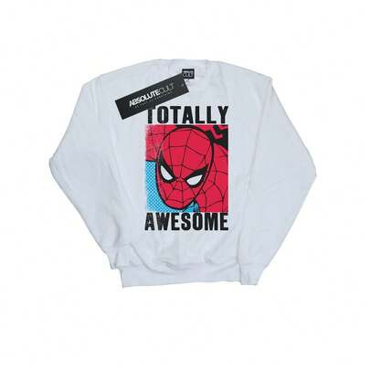 Mens Totally Awesome Sweatshirt (White) | SHEIN