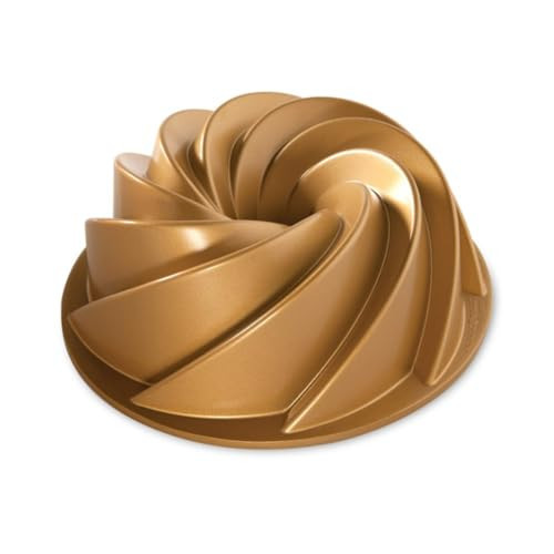 Nordic Ware Heritage Bundt Pan, One, Gold | Amazon (US)
