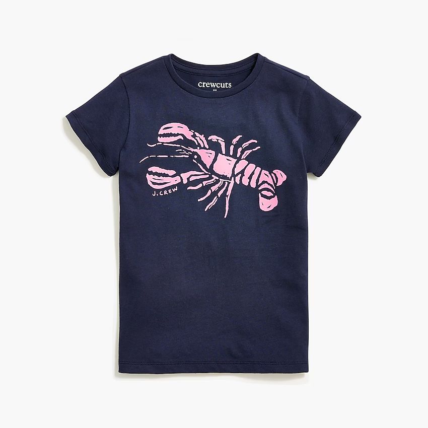 Girls' lobster graphic tee | J.Crew Factory