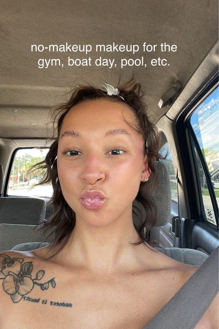 my no-makeup, makeup look for the gym, the pool, both days, etc! basically everything is considered skincare and not makeup so technically there’s no “makeup” involved. I’ve been OBSESSED with this routine so I had to share! Enjoy!! 

*BTW, I use two different colors of the tinted SPF, one in my shade and another a few shades darker for contour. 

#LTKbeauty