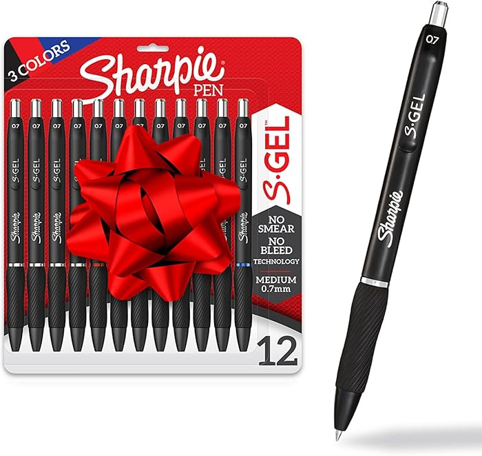 Sharpie S-Gel Gel Pens Writing Drawing Coloring Gel Pens For Journaling Medium Point Pen(0.7Mm) A... | Amazon (US)