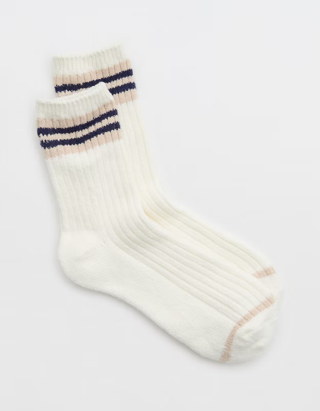 Aerie Everyday Striped Crew Socks | American Eagle Outfitters (US & CA)