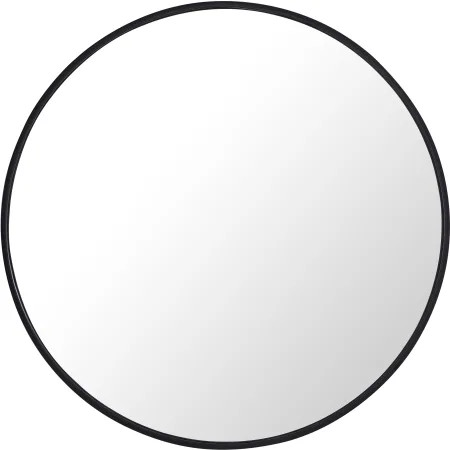 Elegant Lighting Eternity 28" Diameter Circular Metal Framed Wall MirrorModel: MR4034BK | Build.com, Inc.