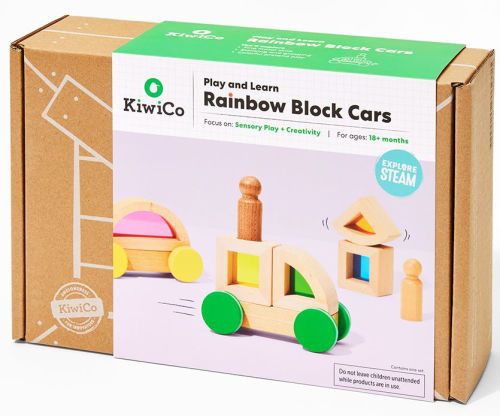 Rainbow Block Cars | Barnes & Noble