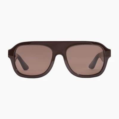 VITTORIA GLASSES BROWN / BROWN LENS | Heaven Mayhem