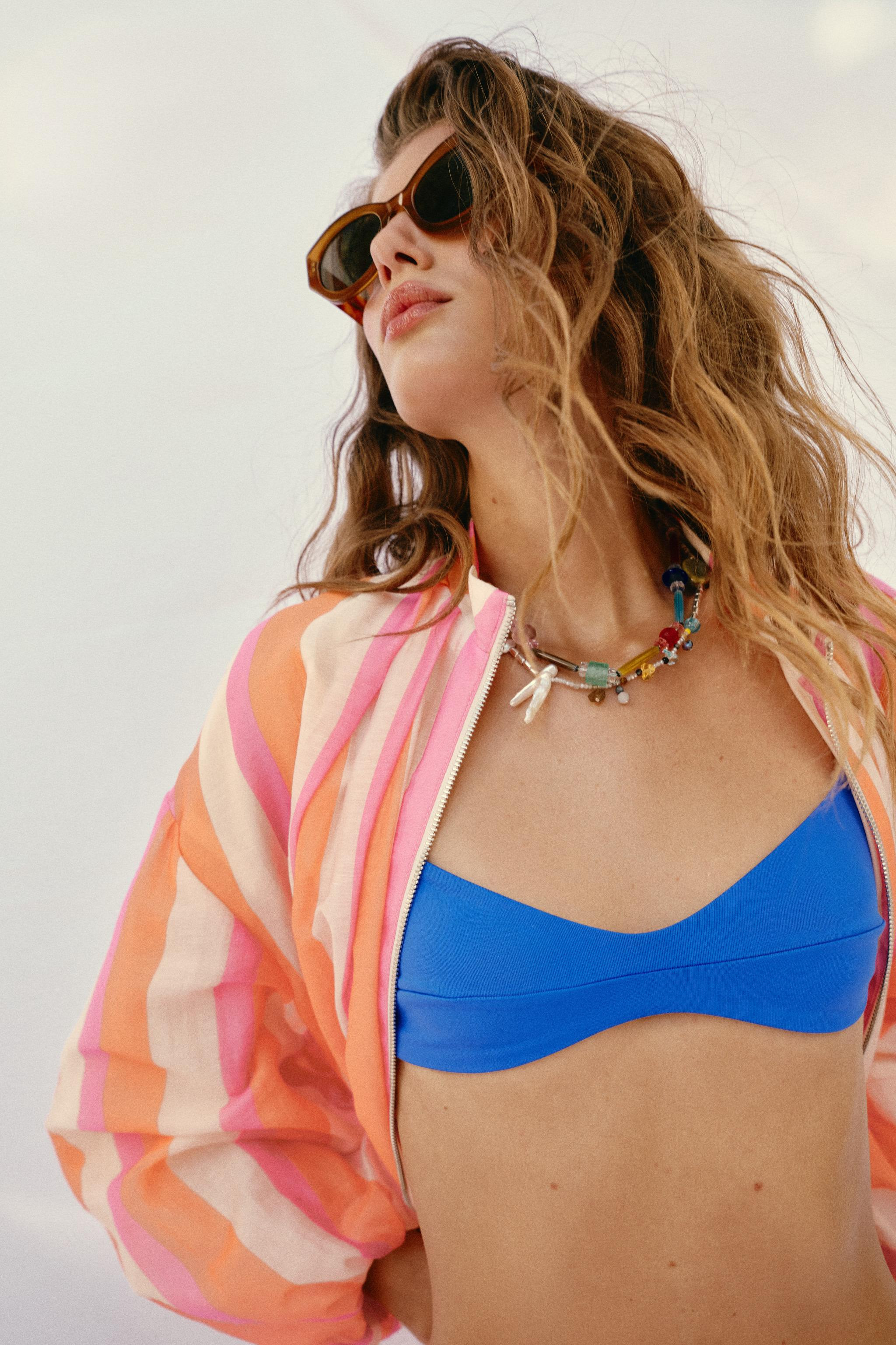 STRIPED BOMBER JACKET | Zara US
