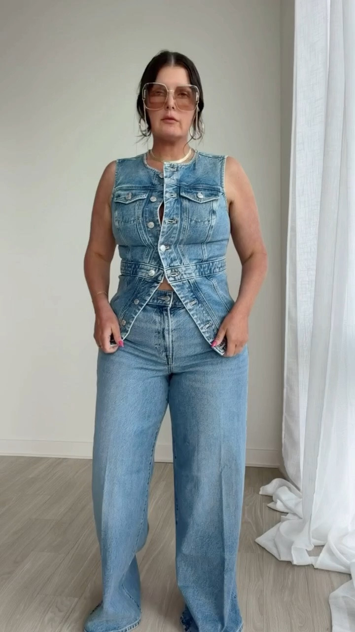 Denim with a cute vest 

#LTKootd