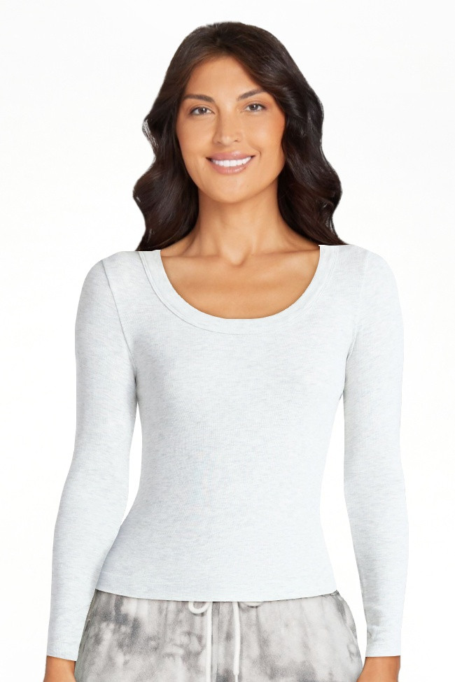 No Boundaries Scoop Neck Seamless Tee, Women's | Walmart (US)