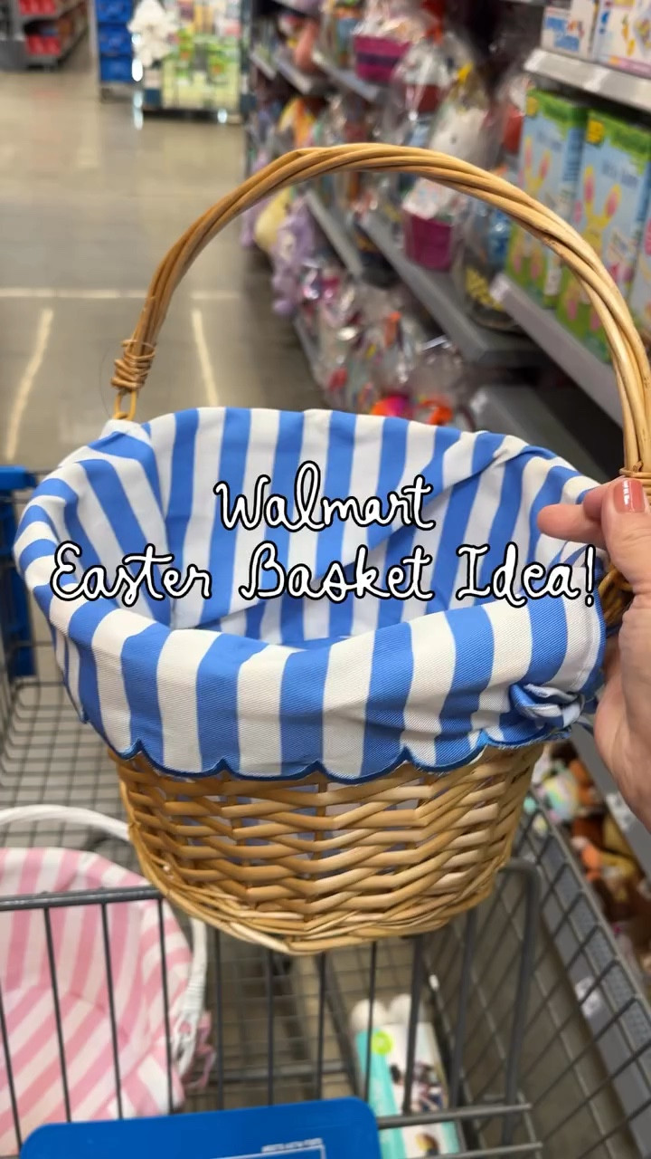 Walmart Easter basket idea for kids! More colors available in the $10 basket! Follow + comment “SHOP” for a link! (make sure you’re following to receive it) ✨ & if you love Holiday finds and gift ideas, follow along for more!
