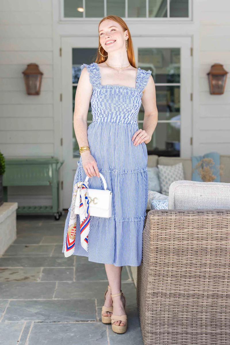 Lacey Dress- Navy | Avara