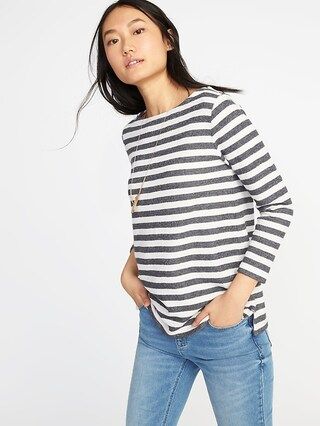 Relaxed Mariner-Stripe French-Terry Top for Women | Old Navy US