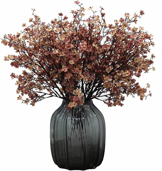 JAKY-Global Babys Breath Fabric Cloth Artificial Flowers 6 Bundle European Fake Silk Plants Decor... | Amazon (US)