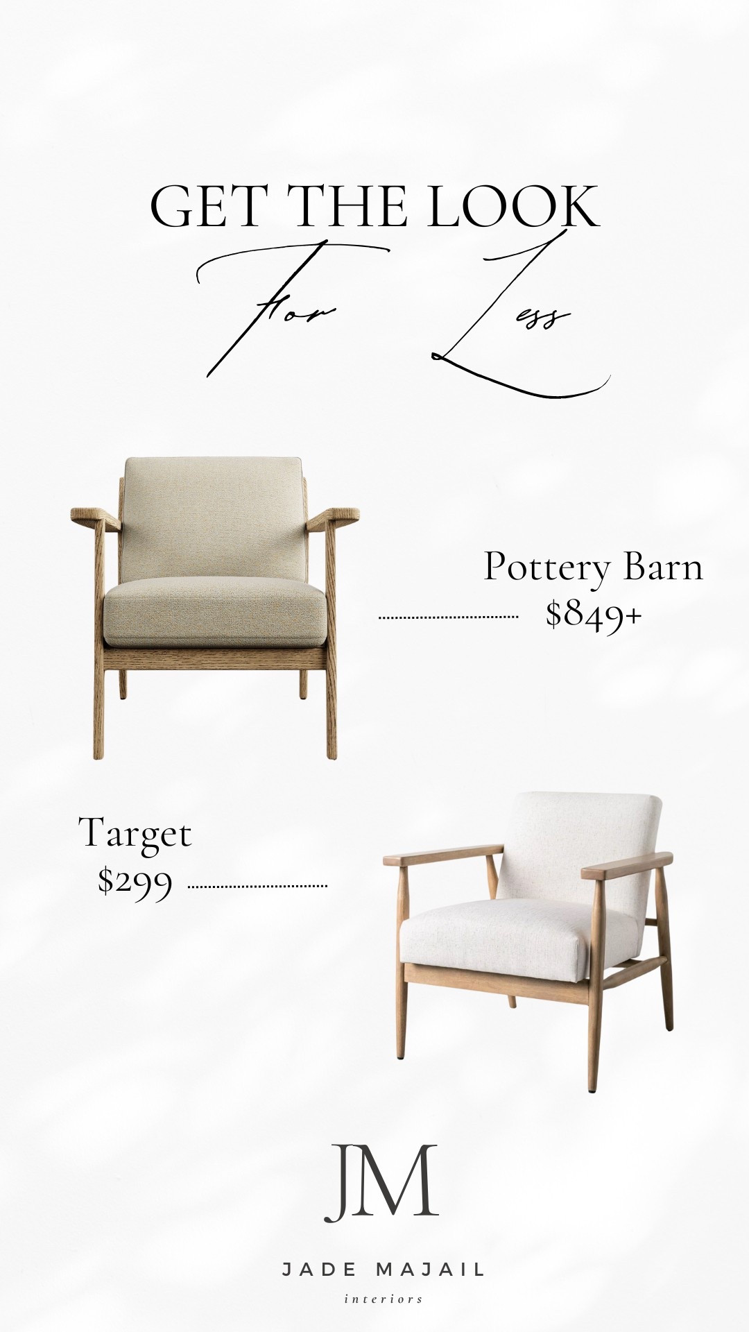 Dupe for Pottery Barn's wood arm accent chair 😍

#LTKHome