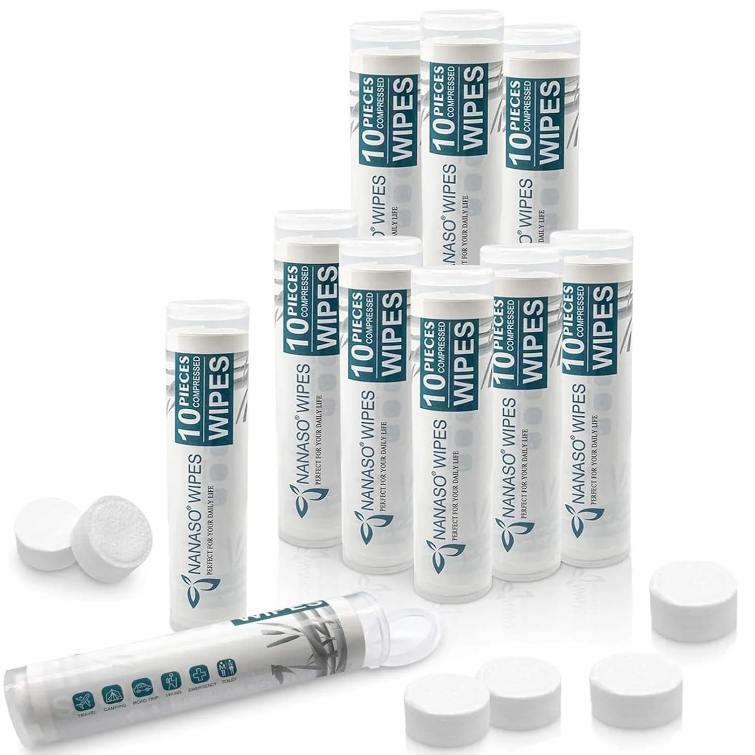 Compressed Towels,Portable Compressed Towel Tablets for Travel,Compressed,Home,Outdoor Activities... | Walmart (US)
