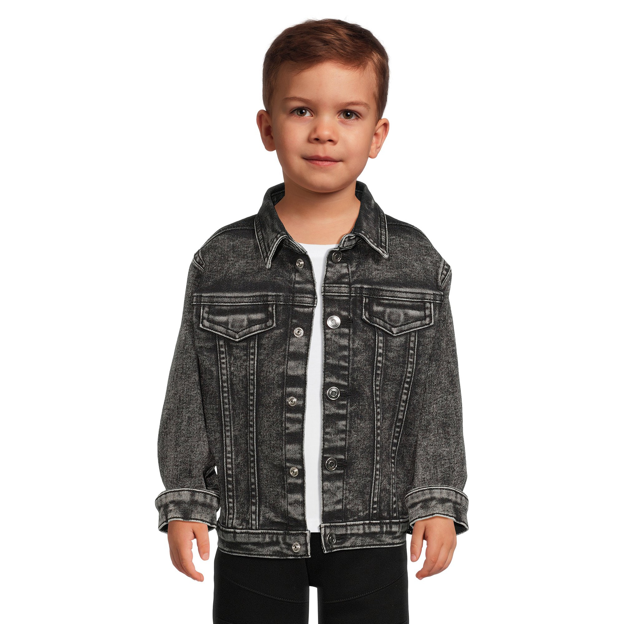 Wonder Nation Baby and Toddler Boy Denim Jacket, Sizes 12M - 5T | Walmart (US)
