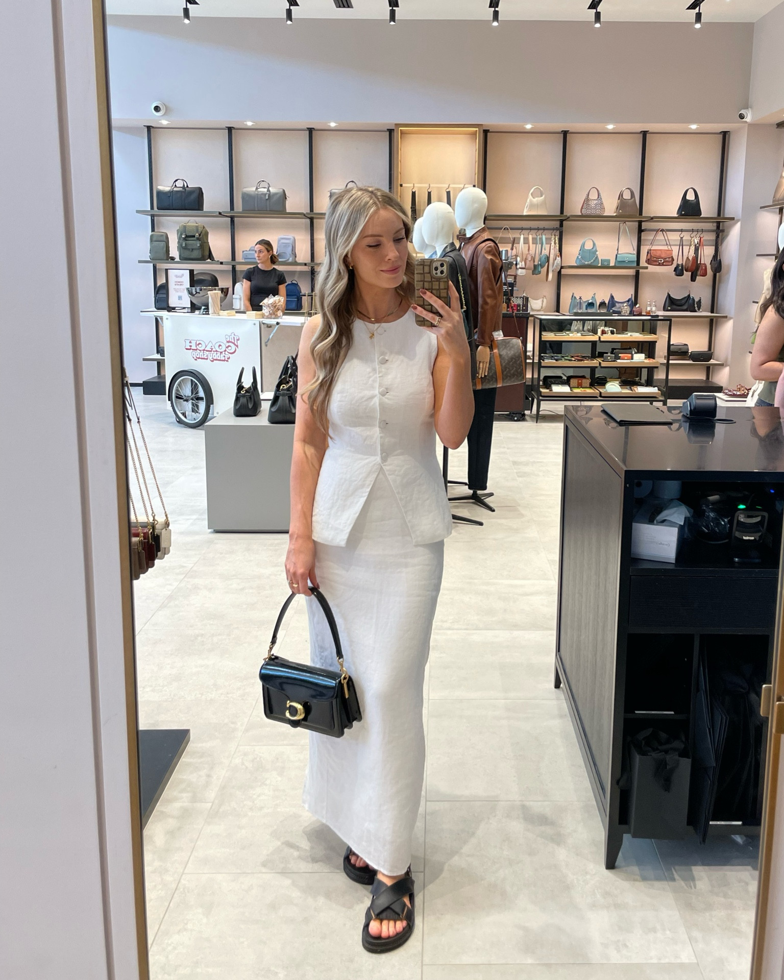 One of my favourite spring outfits, a full linen look 🤍 a top and skirt set is so cute for spring. Linked some on sale styles too! 

#LTKsale #LTKstyletip #LTKaustralia