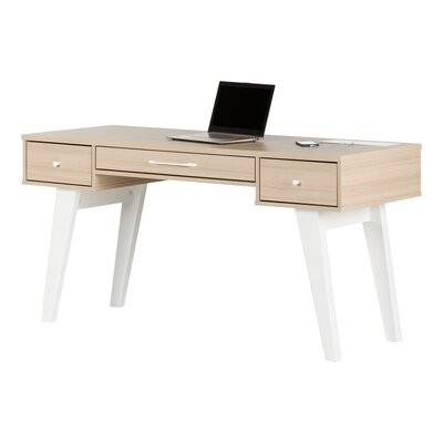 Helsy Computer Desk With Power Bar - Wayfair | Havenly | Havenly