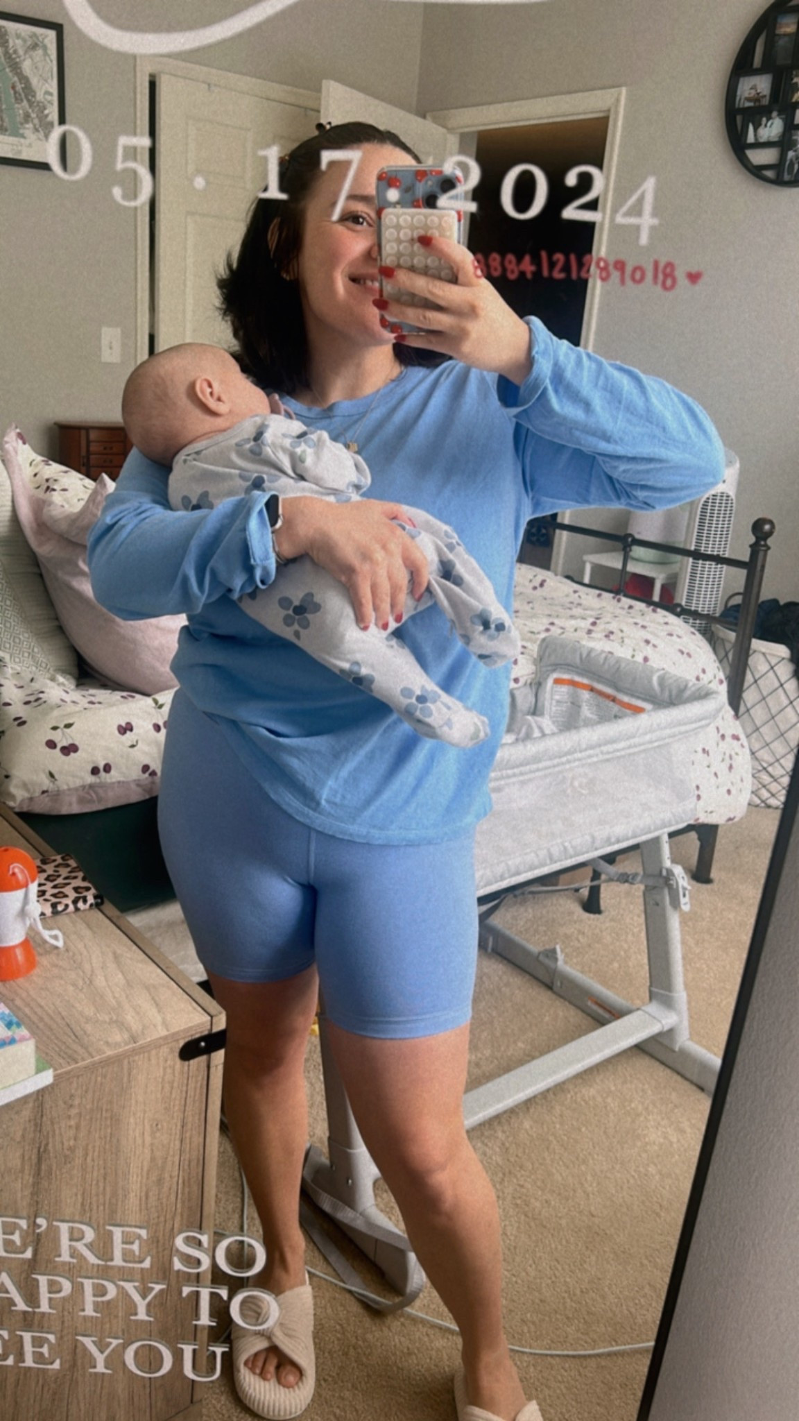 Matching Sets are the easiest way to look cute & put together as a first time mom to a newborn! 
Top: L 
Bottoms: M

#LTKPetite #LTKBaby #LTKActive