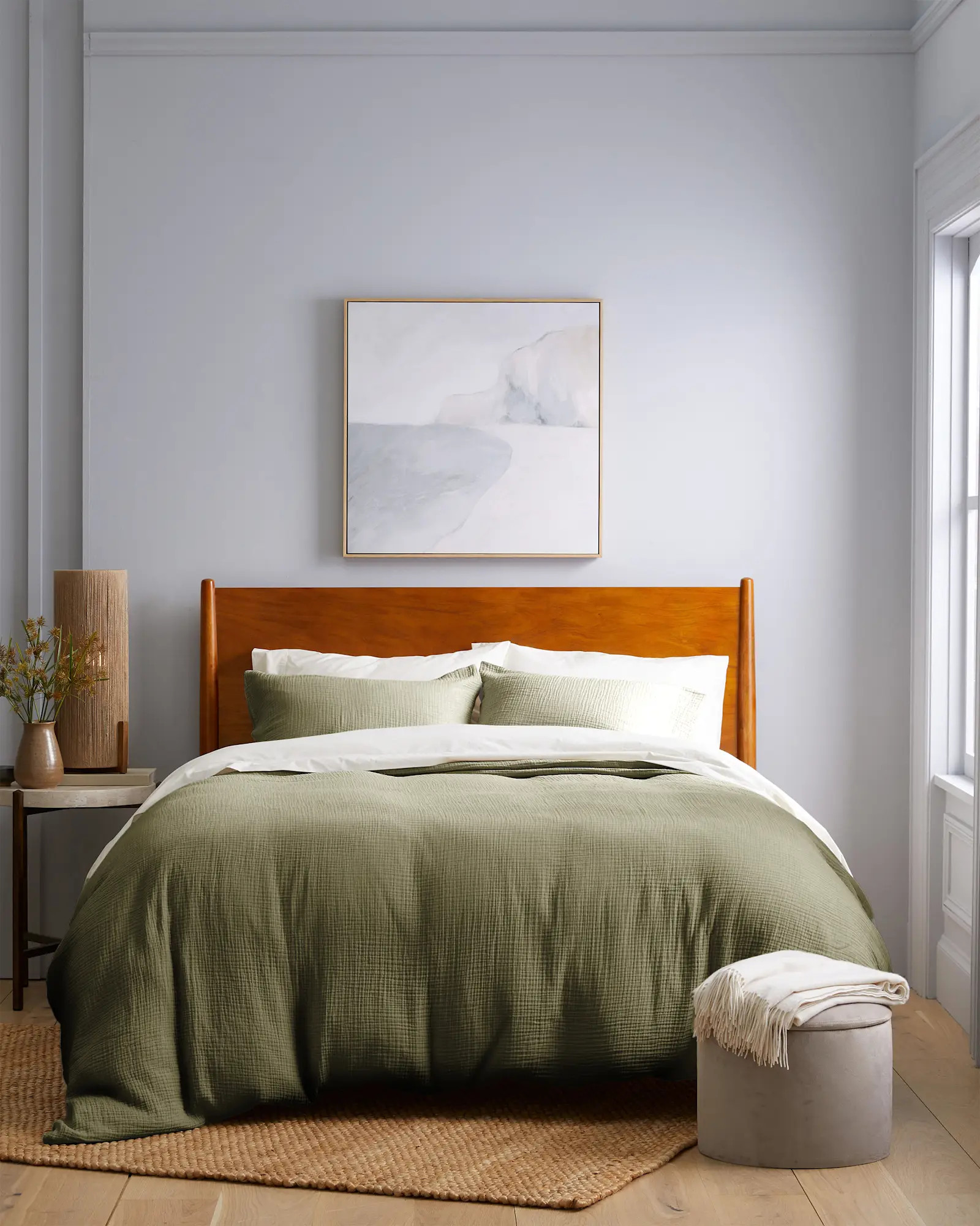 Organic Airy Gauze Duvet Cover Set | Quince