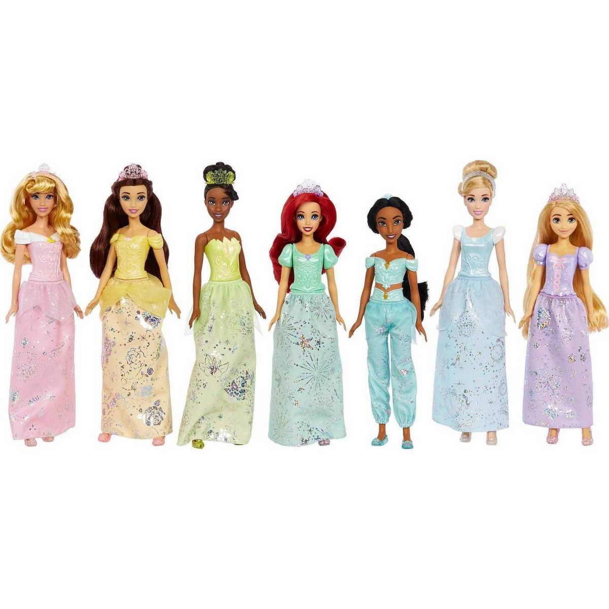 Disney Princess Story Sparkle Princess Doll 7-Pk Gift Set | Target