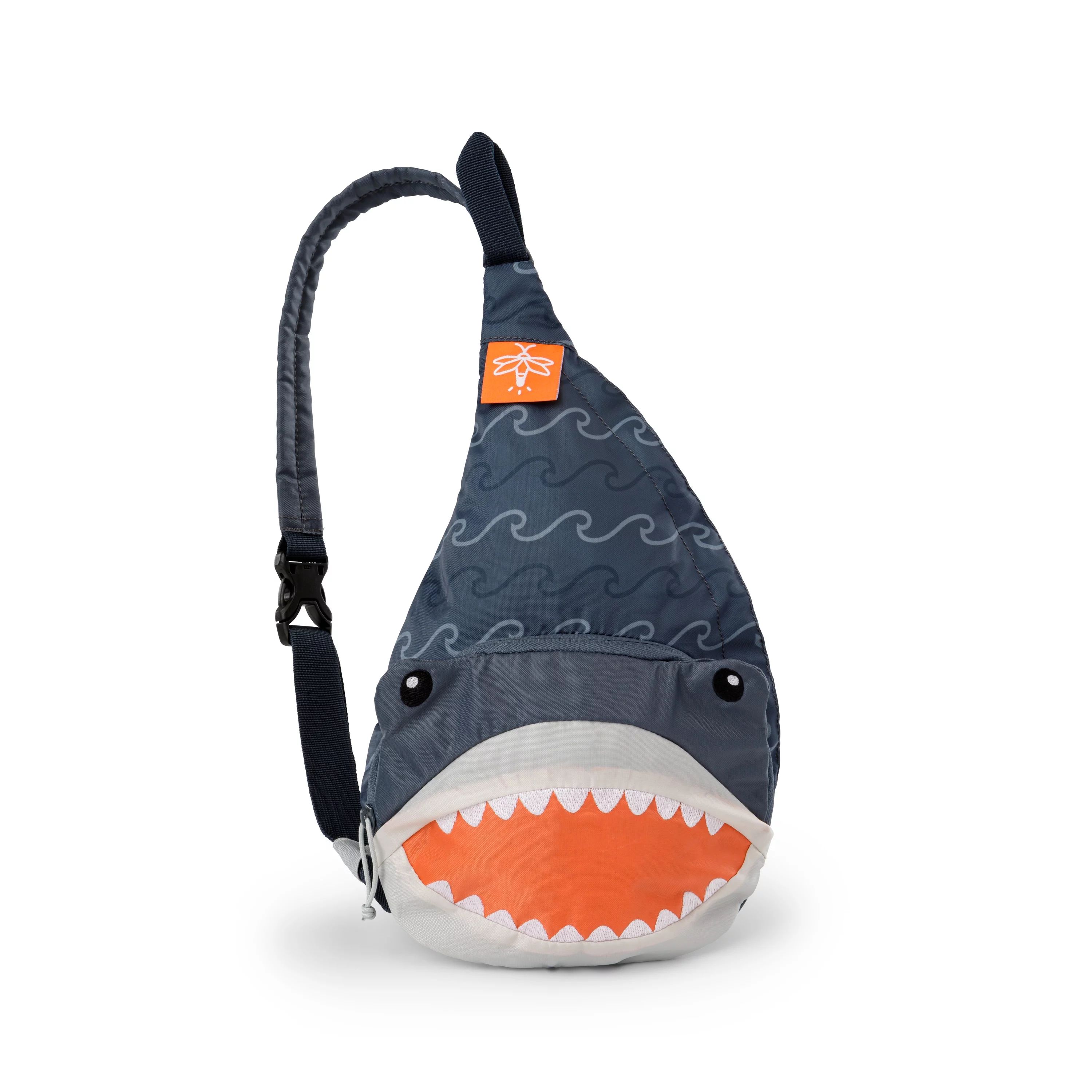 Firefly! Outdoor Gear Finn the Shark Sling Backpack, Navy and Gray, 3 Liter, Kids Backpack | Walmart (US)