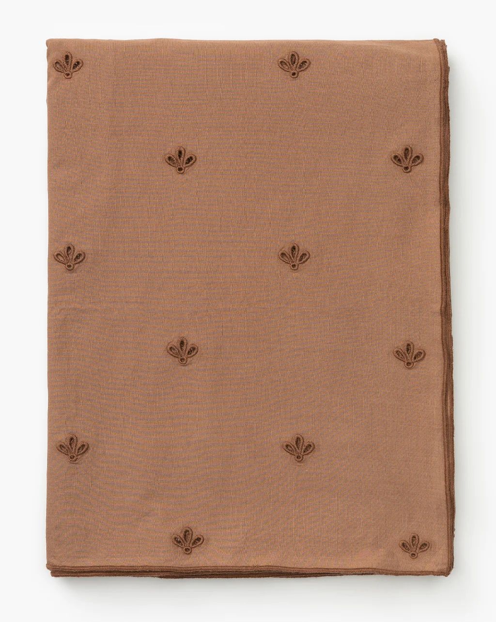 Umber Eyelet Tablecloth | McGee & Co.