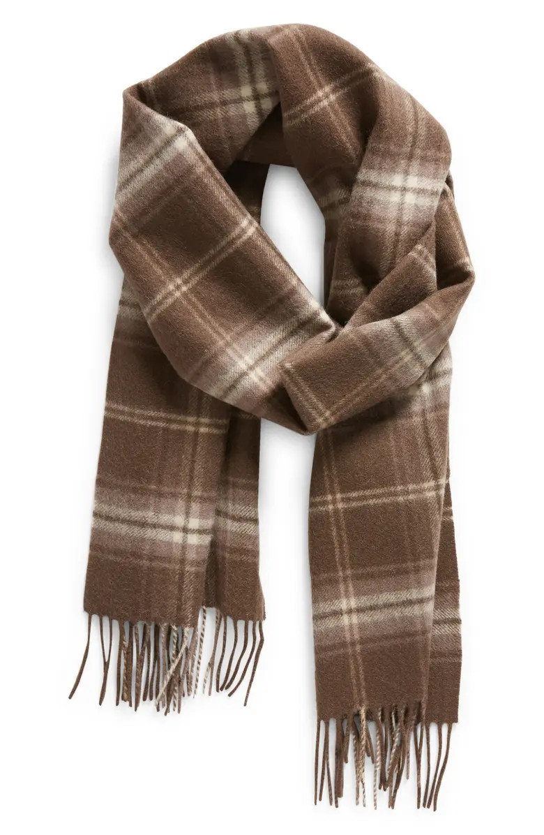 Cashmere & Wool Fringe Scarf | Nordstrom