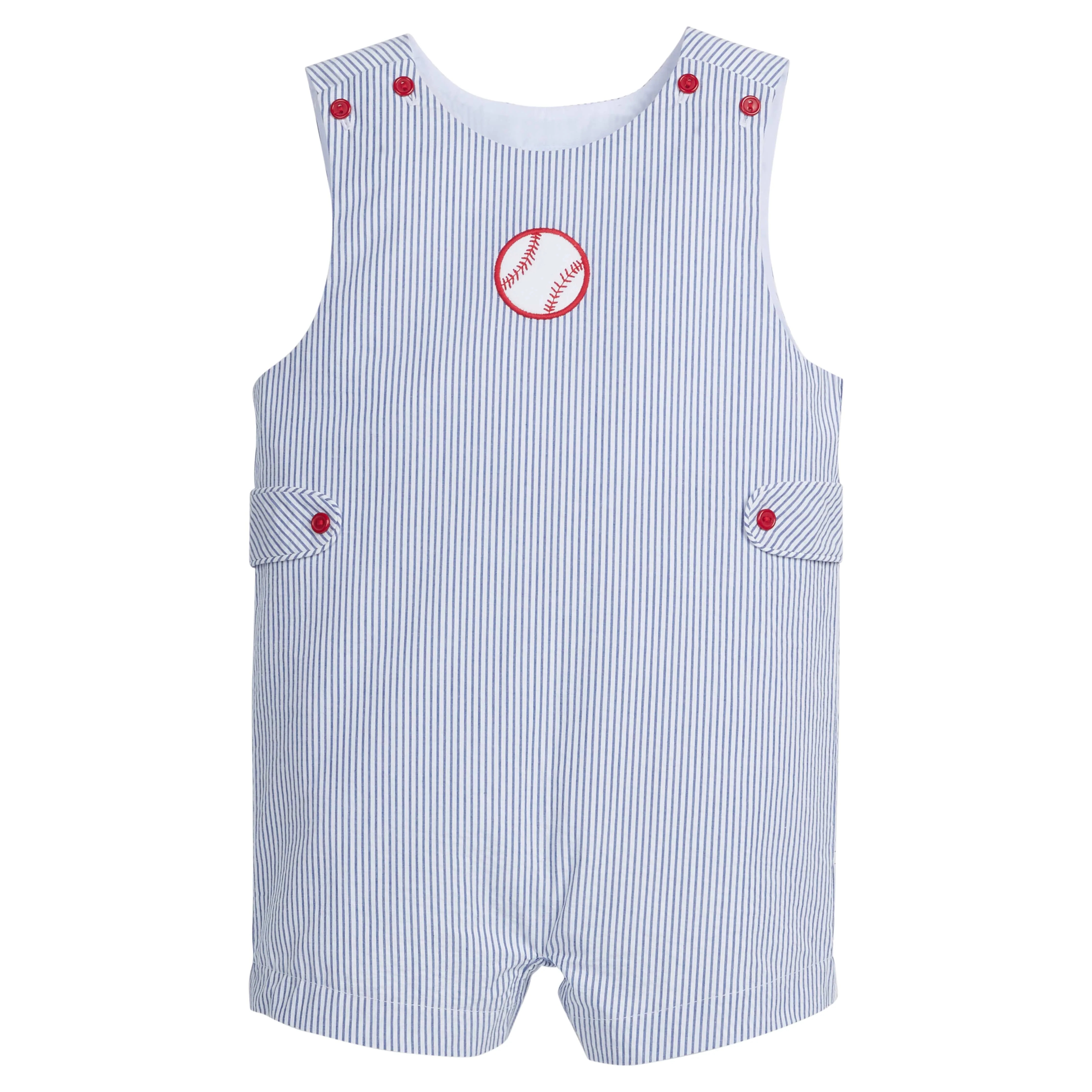 Baby Boy Smocked Bubble in Cheekwood Plaid | Little English