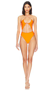 lovewave The Coralee One Piece in Orange from Revolve.com | Revolve Clothing (Global)