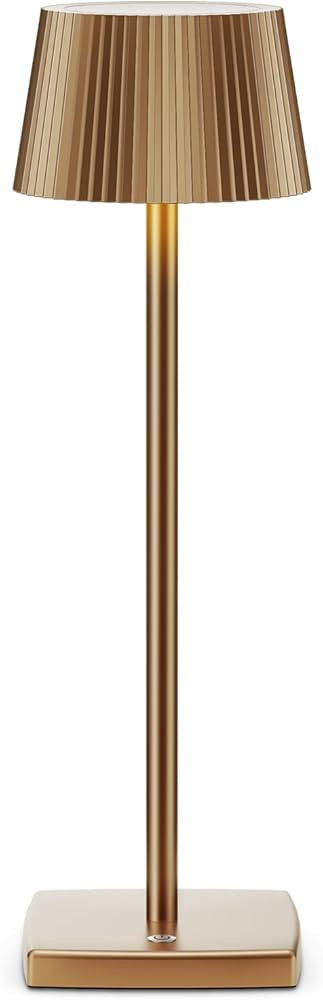 Cordless LED Table Lamps, Rechargeable 6000mAh Battery Operated Waterproof Desk Lamp 3 Colors Ste... | Amazon (US)