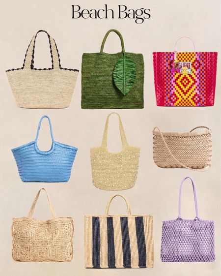 Beach Bags 🩷🌊

#LTKstyletip #LTKtravel #LTKSeasonal