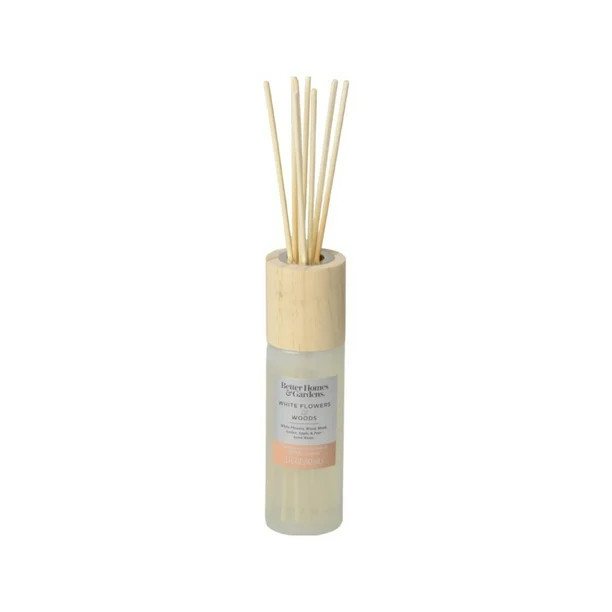 Better Homes & Gardens | White Flowers & Woods Reed Diffuser 90ml - Walmart.com | Walmart (US)